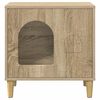 vidaXL Cat House Sonoma 51 x 30 x 52 cm Engineered Wood