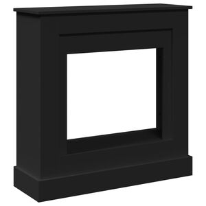 vidaXL Fireplace Surround Black 90x30x90 cm Engineered Wood