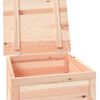 vidaXL Outdoor Cushion Box 50x50x56 cm Solid Wood Fir