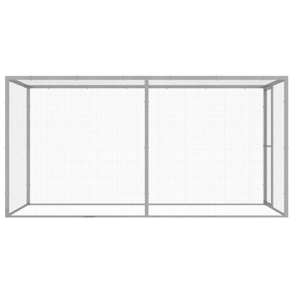 vidaXL Cat Cage 3x1.5x1.5 m Galvanised Steel