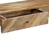 vidaXL Console Table Solid Mango Wood 118x30x80 cm