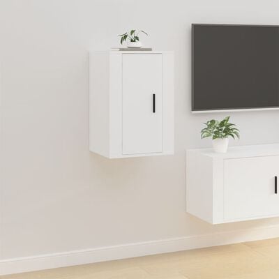 vidaXL Wall Mounted TV Cabinets 2 pcs White 40x34.5x60 cm