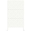 vidaXL Privacy Screen White Steel