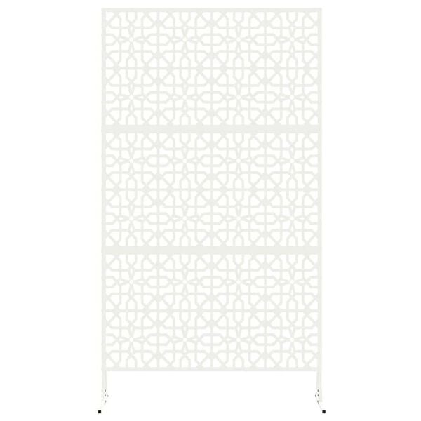 vidaXL Privacy Screen White Steel