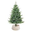vidaXL Christmas Tree Collar White 60 x 60 x 22 cm Water hyacinth