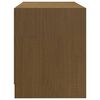 vidaXL TV Cabinet Honey Brown 80x31x39 cm Solid Pinewood