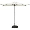 vidaXL Garden Parasol with Base Rectangular 2.7 x 2.7 m Polyester