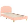 vidaXL Children's Bed Frame with Headboard Pink 90 x 190 cm