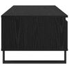 vidaXL Coffee Table Black Oak 90 x 50 x 36.5 cm Engineered Wood