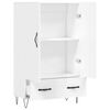 vidaXL Highboard White 69.5x31x115 cm Engineered Wood