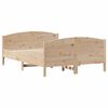 vidaXL Bed Frame without Mattress 120x190 cm Small Double Solid Wood Pine