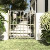 vidaXL Garden Gate 100x95 cm Stainless Steel