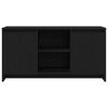 vidaXL TV Cabinet Black Oak 102 x 37.5 x 52.5 cm Engineered Wood