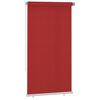 vidaXL Outdoor Roller Blind 120x230 cm Red HDPE