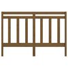 vidaXL Bed Headboard Honey Brown 126x4x100 cm Solid Wood Pine
