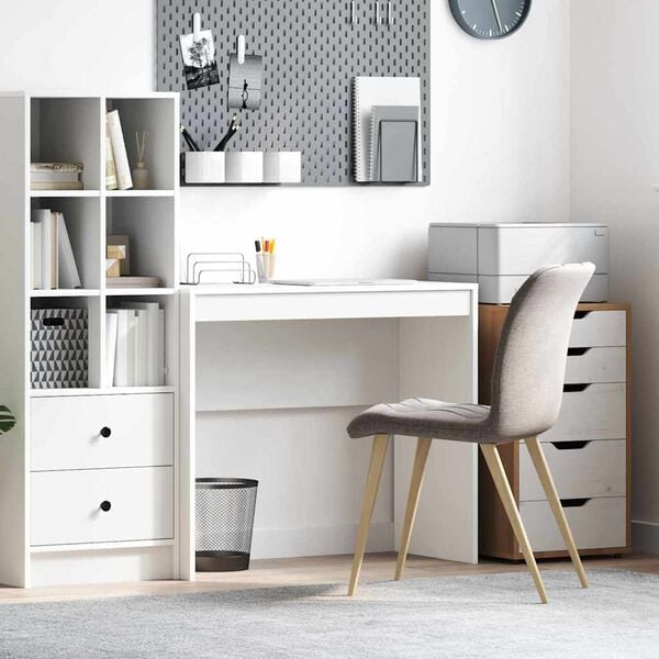 vidaXL Desk White 90 x 40 x 76 cm