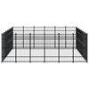 vidaXL Outdoor Dog Kennel Steel 38.71 m&sup2;