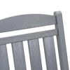 vidaXL Rocking Chair 3 pcs Light Grey Polyethylene