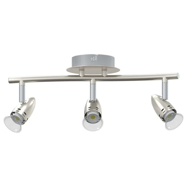 vidaXL Ceiling Spotlight Matt nickel 36.5 x 10 x 12.5 cm Steel