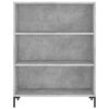 vidaXL Highboard Concrete Grey 69.5x34x180 cm Engineered Wood