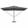 vidaXL Cantilever Roma Parasol Anthracite and Black 352 x 251 x 265 cm