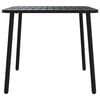 vidaXL 5 Piece Garden Dining Set Anthracite Steel