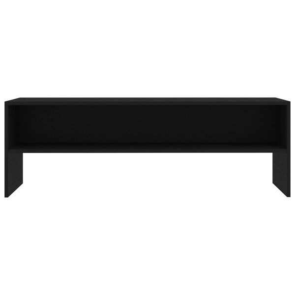 vidaXL TV Cabinet Black 120x40x40 cm Engineered Wood