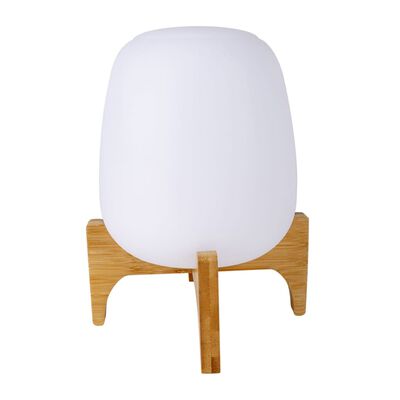 Bo-Camp LED Table Lamp Barnes White and Brown