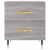 vidaXL Bedside Cabinet Grey Sonoma 40x35x47.5 cm Engineered Wood