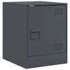 vidaXL Bedside Cabinet Anthracite 34.5x39x44 cm Steel