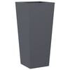 vidaXL Garden Planters Anthracite 2 pcs 35x35x75 cm Steel