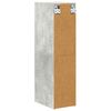 vidaXL Hanging Cabinet Concrete Grey 20 x 29.5 x 80 cm Engineered Wood