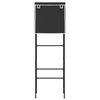vidaXL 2-Tier Storage Rack over Toilet Black 56x30x170 cm Iron
