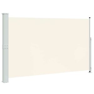 vidaXL Patio Retractable Side Awning 180x300 cm Cream