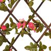 vidaXL Artificial Ivy Trellis Expandable Dark Pink 180x20 cm