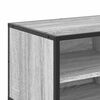 vidaXL TV Cabinet Grey Sonoma 80x34.5x40 cm Engineered Wood and Metal