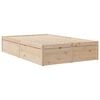 vidaXL Bed Frame without Mattress 120x190 cm Small Double Solid Wood Pine