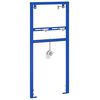 vidaXL Wall Support for Basin System Manual Blue 50 x 3 x 112 cm