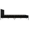 vidaXL Bed Frame without Mattress Black 135x190 cm Double