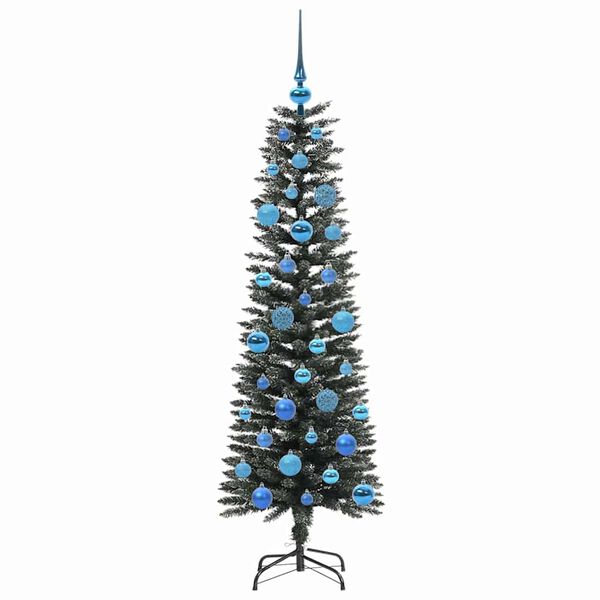 vidaXL Artificial Christmas Tree with 150 LEDs with Stand Green 150 cm