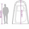 vidaXL Privacy Tent Grey Quick Release Waterproof