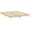 vidaXL Bed Frame without Mattress Sonoma Oak 180x200 cm Super King Engineered Wood