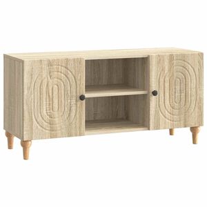 vidaXL TV Cabinet Sonoma Oak 102 x 34.5 x 50 cm Engineered Wood