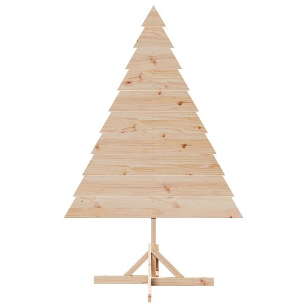 vidaXL Wooden Christmas Tree for Decoration 180 cm Solid Wood