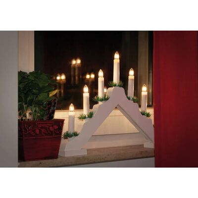 Ambiance Bridge Christmas Candle Light with 7 LEDs White