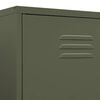 vidaXL Wardrobe Olive Green 90x50x180 cm Steel
