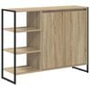 vidaXL Side Cabinet Sonoma Oak 96.5 x 30 x 75 cm Engineered Wood