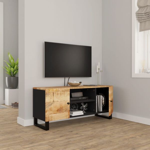 vidaXL TV Cabinet 105x33x46cm Solid Wood Mango