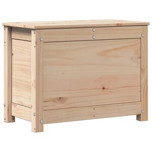 vidaXL Storage Box 60x32x45,5 cm Solid Wood Pine