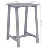 vidaXL 3 Piece Outdoor Bar Set Grey Solid Acacia Wood